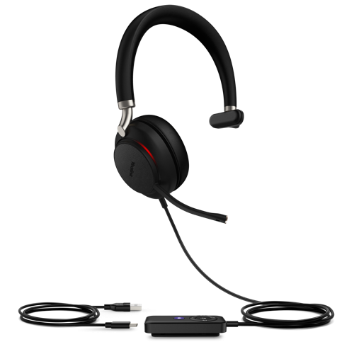 YEALINK UH38 TEAMS WIRED MONO EAR HEADSET W/BLUETOOTH - USB-C